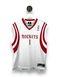 Camiseta nba de McGrady Rockets Blanco